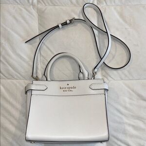 Kate Spade White Satchel Bag